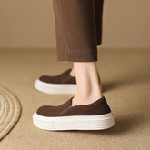 Casual Round Head Deep Mouth Pumps Muffin Bottom